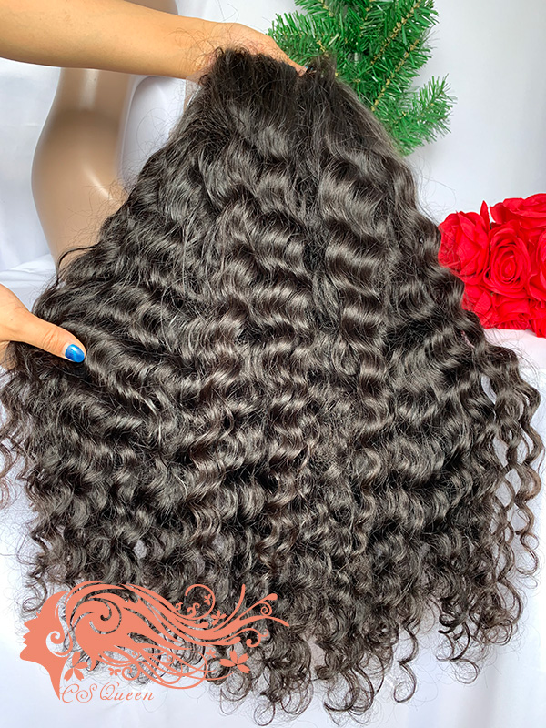 Csqueen Raw Rare Wave U part wig 100% Raw Hair 180%density - Click Image to Close